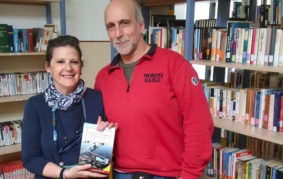 Pubblico affascinato e accattivante davanti a Viviana Spada e Giulio Rabagliati a San Bartolomeo per il libro sulle nuvole