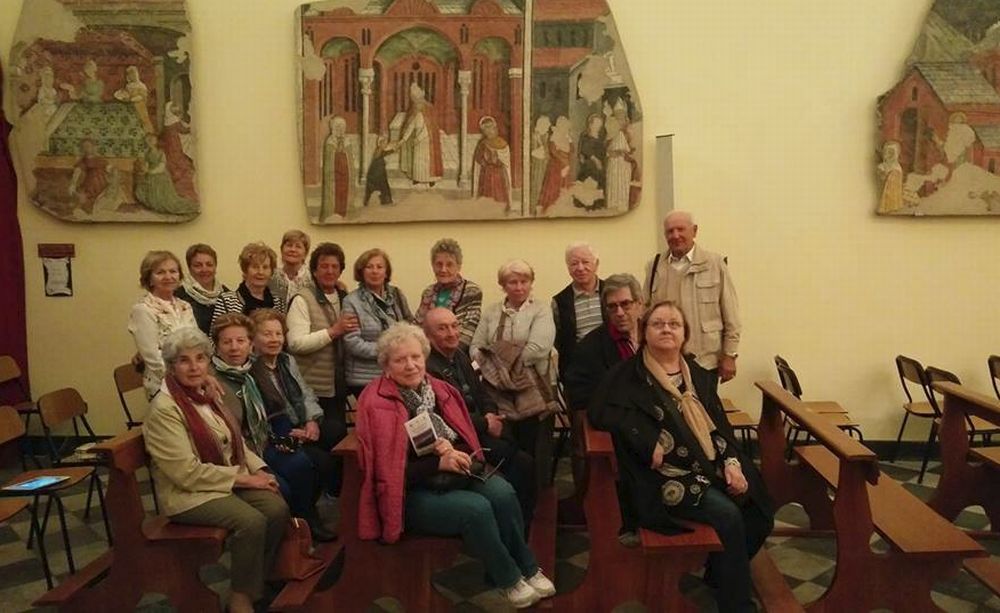 Dalla Svizzera per vedere il centro storico di Diano Marina con gli abili esperti del Museo Marm che continua la sua notevole attività