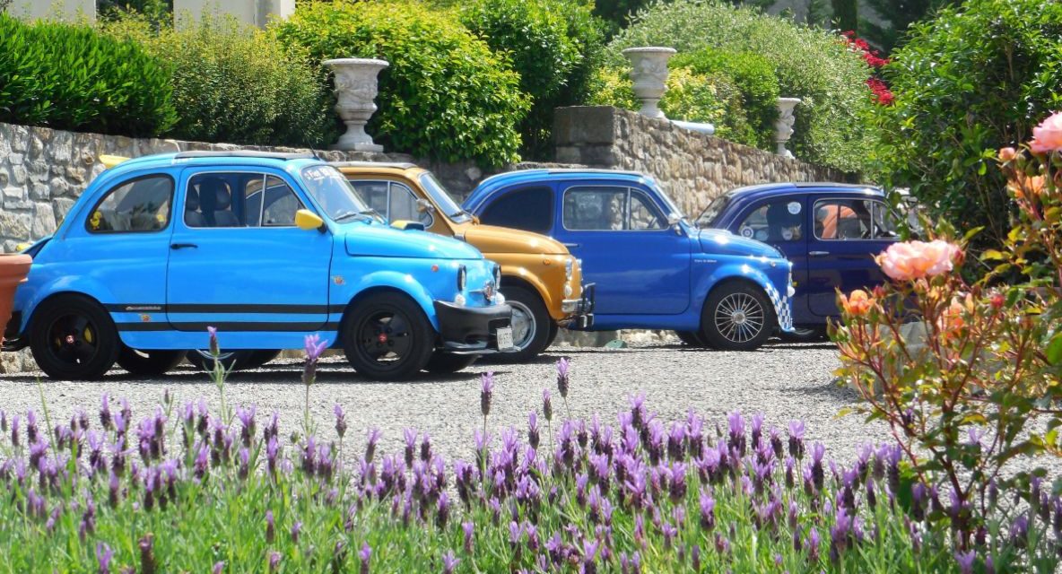 A Imperia un raduno di Fiat 500 a Borgo Parasio