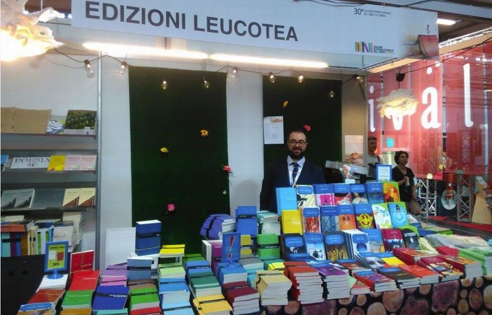 Edizioni Leucotea di Matteo Moraglia alla Fiera del Libro di Imperia con gli autori del Ponente ligure