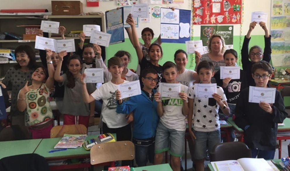 Imperia, le immagini dei premiati dall’Associazione Genitori @ttivi al progetto di “Biologia marina e salvaguardia del mare”