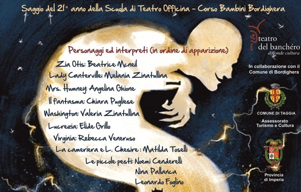 Domenica a Bordighera il Gruppo Bambini del Laboratorio Officina presenta “Canterville 2.0”