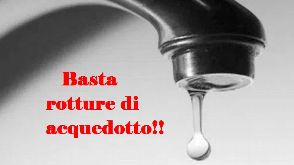 Una raccolta firme dei dianesi contro le continue rotture dell’acquedotto