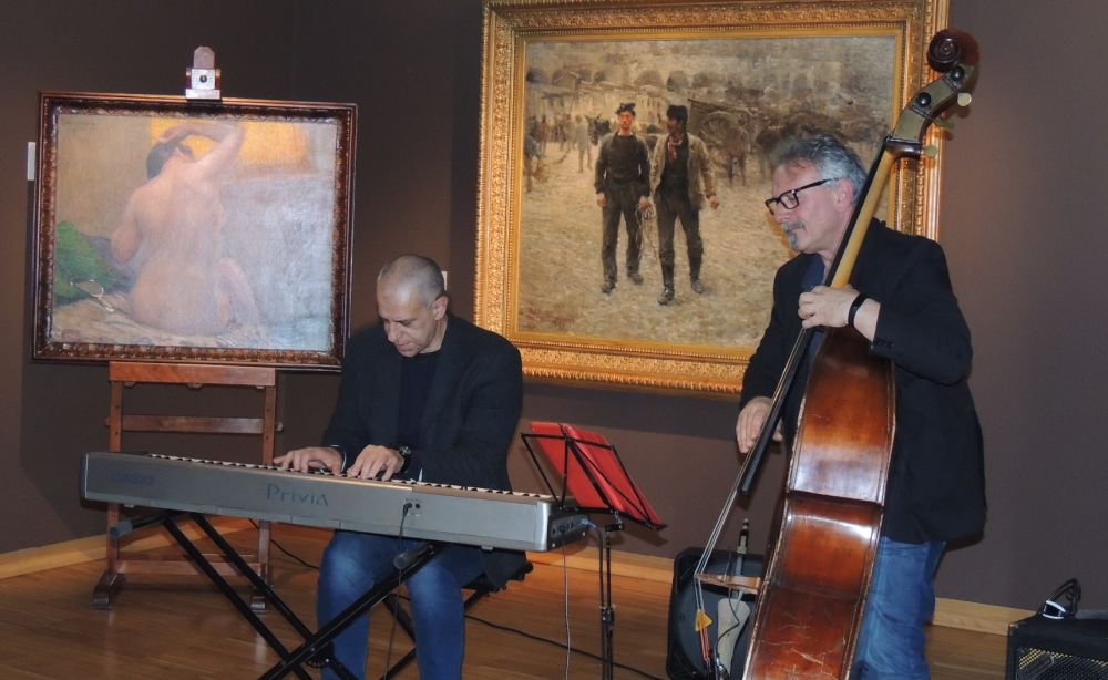 Un successo la musica Jazz all’interno della Pinacoteca della Fondazione Cassa di Risparmio di Tortona “Il Divisionismo”