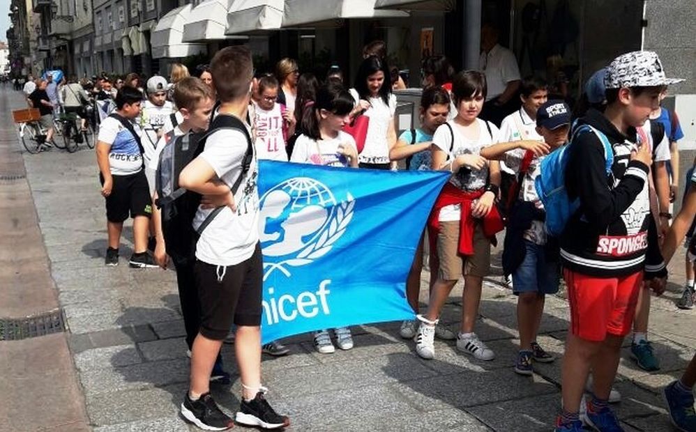 Oltre 300 giovani studenti alessandrini alla marcia dell’unicef