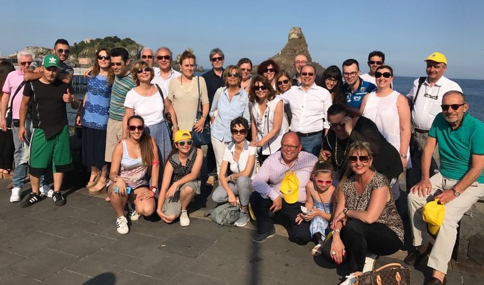 I tortonesi del Lions Club Tortona Host in gita in Sicilia
