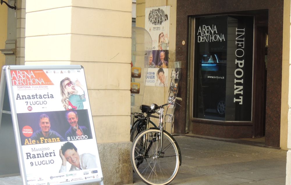 A Tortona i biglietti per Arena Derthona si possono acquistare all’info point in via Emilia