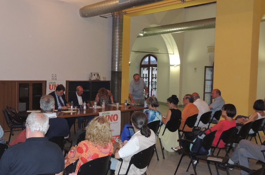 A Tortona presentato il Movimento di Bersani “Articolo Uno” di fronte ad un folto pubblico. Illustrati gli obiettivi