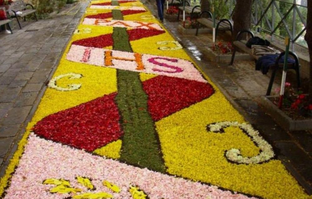 Domenica pomeriggio c’è l’infiorata anche alla frazione Diano Calderina