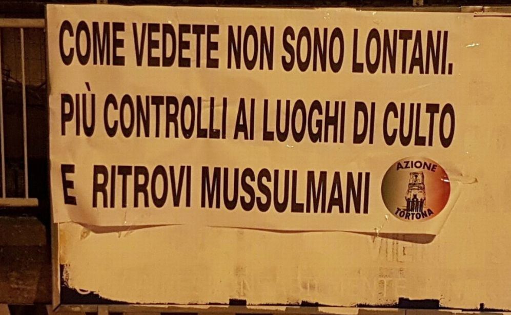Tortona preoccupata per la presenza di possibili terroristi islamici. I giovani di Azione Tortona mettono in guardia