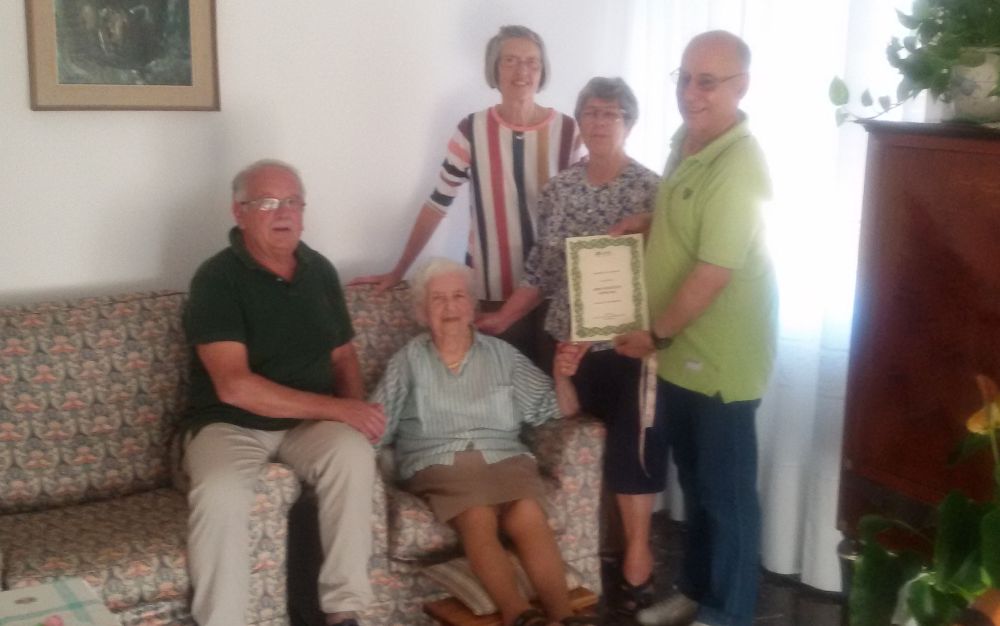 Gavi ha una nuova centenaria: è Anna Cepollina festeggiata dalla Cisl e in famiglia