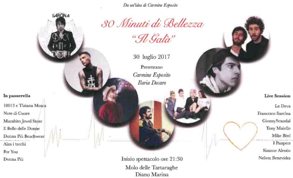 Domenica sera a Diano Marina c’è il galà della moda ma per vederlo dovete prenotarvi entro sabato a mezzogiorno