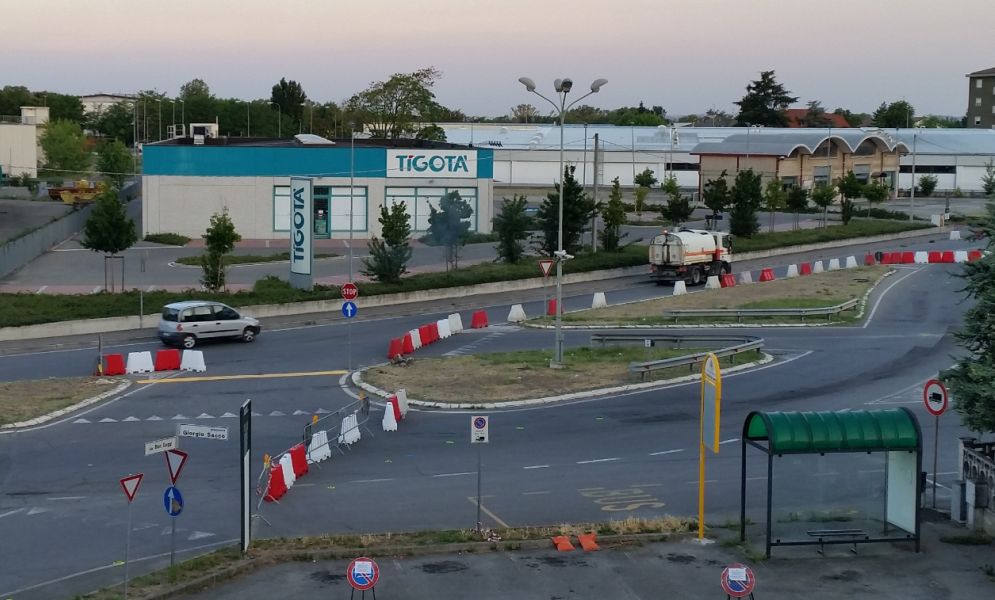 Tortona, iniziati i lavori all’ingresso sud della città, dureranno fino al 30 settembre