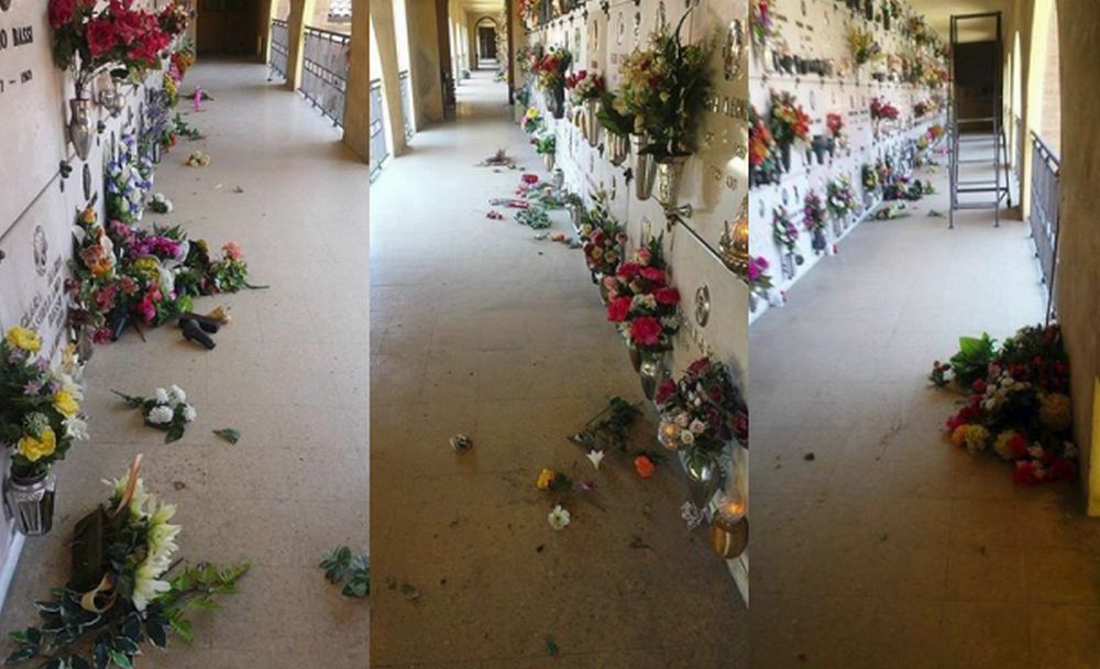 Proteste dei tortonesi: il cimitero di via Rinarolo è così da due settimane e nessuno ha provveduto a tenerlo in ordine