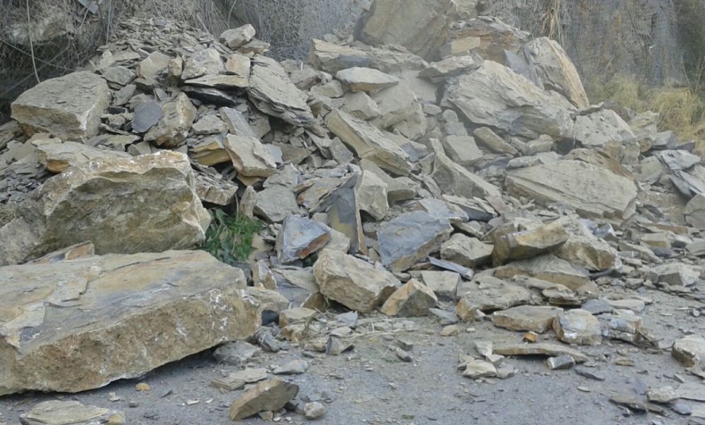 Strade, riaperto il tratto della provinciale tra Pontedassio e Chiusavecchia bloccata da questa frana