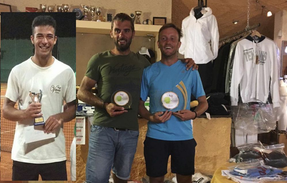 Bella prestazione di tre atleti del Vip Tennis Club di Diano Marina che si fanno onore ad Andora e San Lazzaro