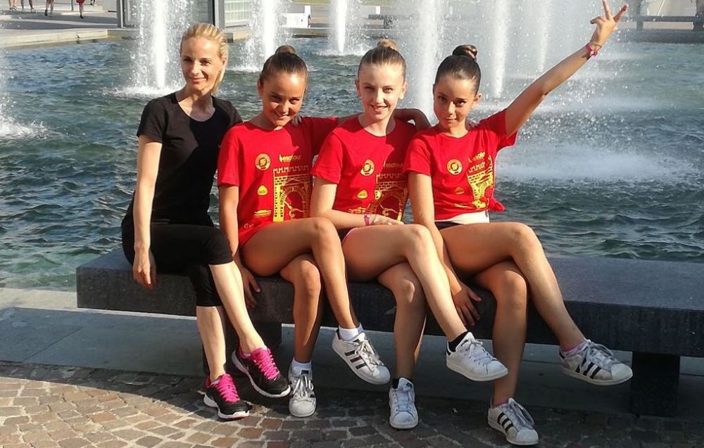 Le immagini delle atlete di ginnastica ritmica di Imperia in giro per l’Italia. E fra una settimana si riprende