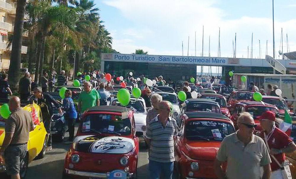 Attese 60 auto per il Raduno Fiat 500 in programma domenica a San Bartolomeo al mare