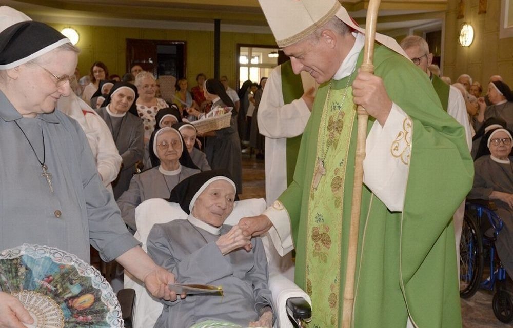 E’ morta la suora centenaria di Tortona. Aveva appena festeggiato i 100 anni il 24 luglio scorso