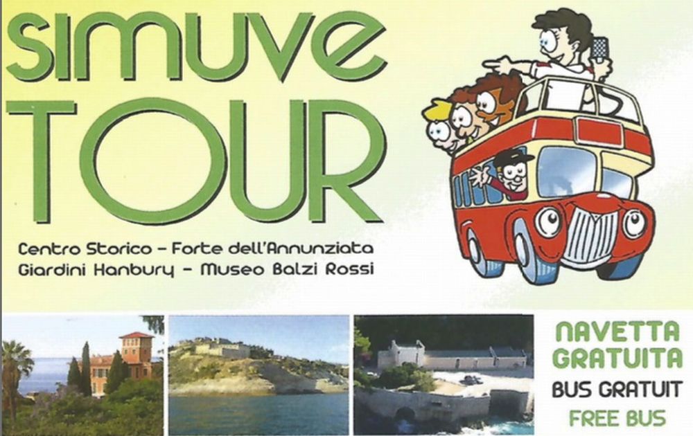 Domenica 3 settembre tornano le navette gratuite per raggiungere i siti turistici e i musei di Ventimiglia
