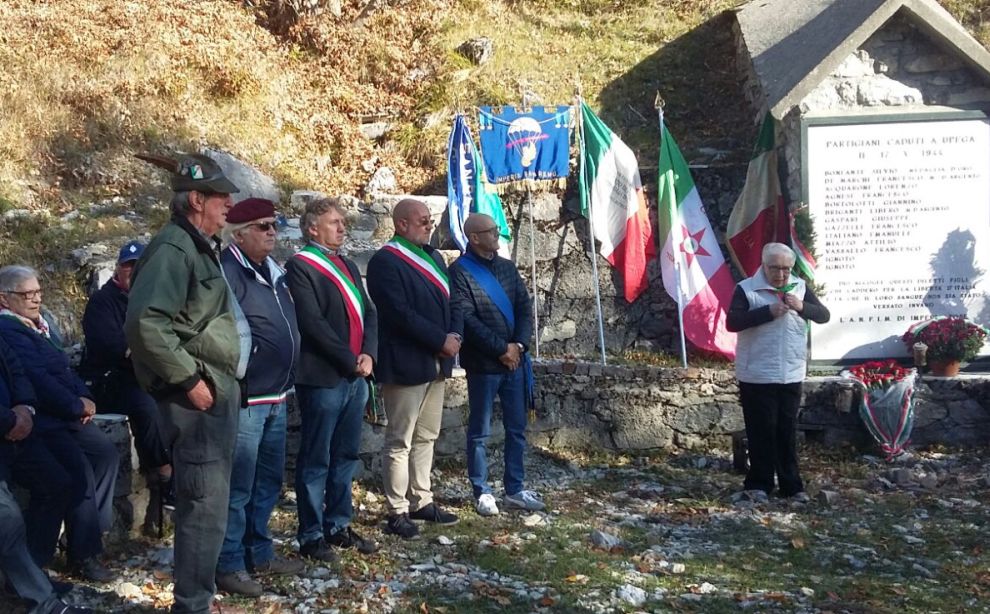 ll Comune di Imperia ha ricordato i caduti di Upega