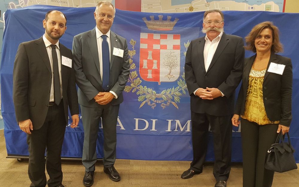 Una delegazione di imperiesi è andata a Newport, in Usa, per il gemellaggio