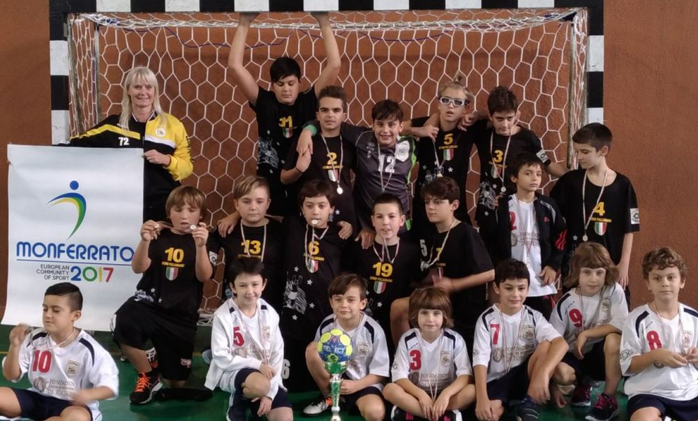 Un giornata di festa a Tortona con giovani provenienti da ogni dove grazie alla Leoni Pallamano