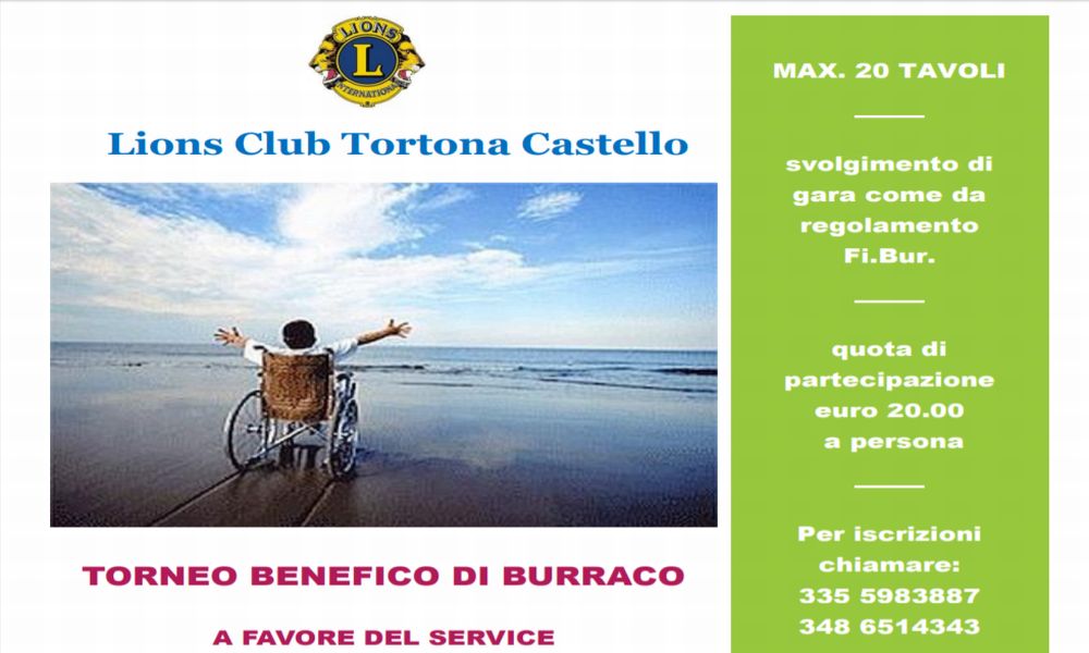 Iniziatva del Lions di Tortona per i disabili