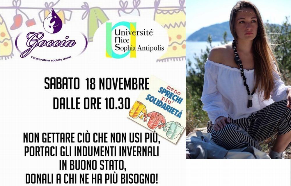 La dianese Federica Novaro insieme ad altre tre ragazze organizza una raccolta indumenti per i poveri a Imperia