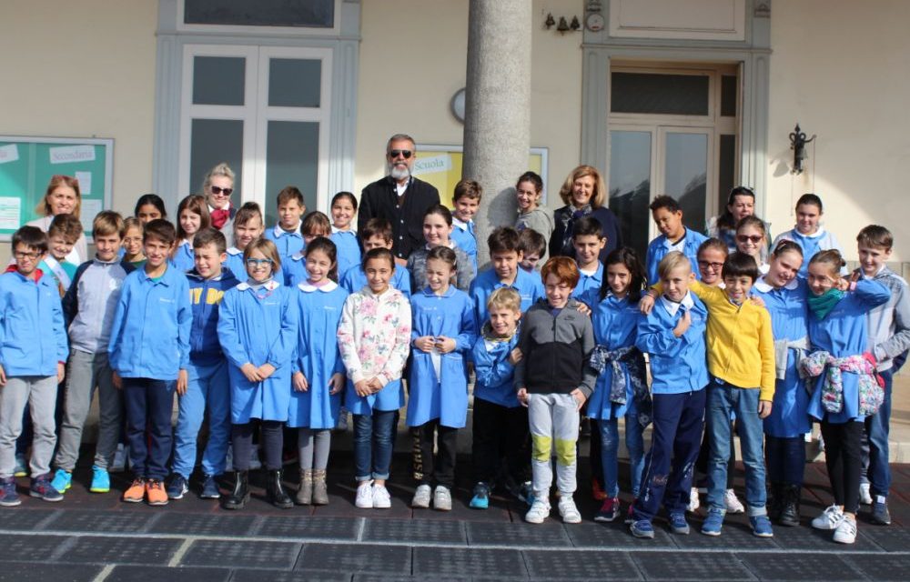 Il sindaco di Tortona e la vice a scuola con i bambini del San Giuseppe e dell’Oasi