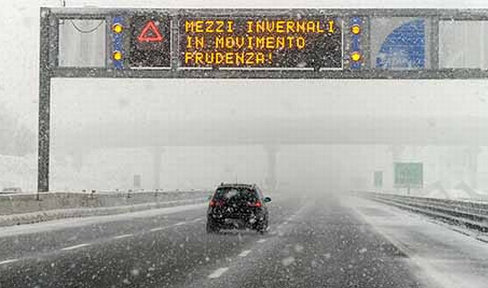 Aggiornamento sull’allerta neve in provincia di Imperia dall’Arpal