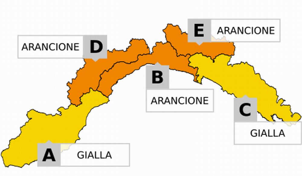 Anche sabato l’allerta neve nel Ponente Ligure