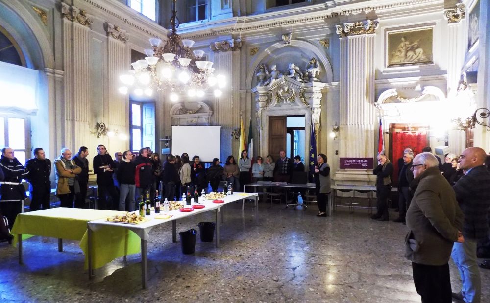 Festa in Comune a Casale Monferrato per gli auguri del Sindaco