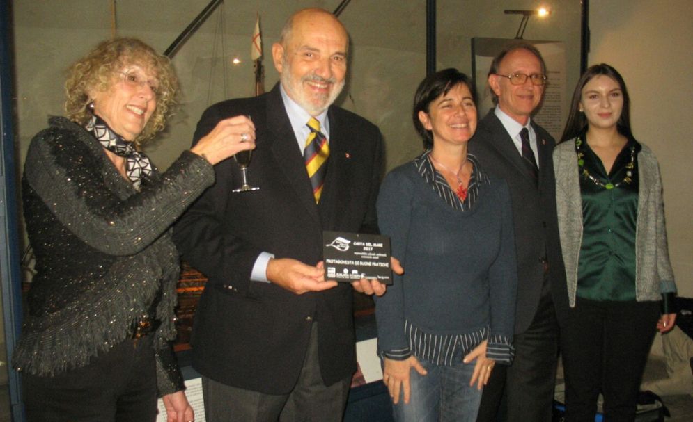 Il Museo del mare di Tortona premiato a Genova per la “Carta del mare”