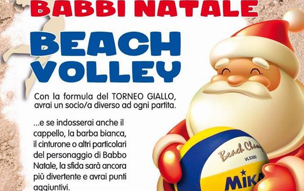 Sabato a San Bartolomeo c’è il torneo dei Babbi Natale di Bech volley al chiuso