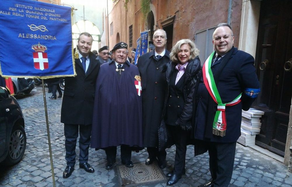 Ad Alessandria c’è ancora la monarchia, la delegazione è attiva e negli ultimi giorni era a Roma