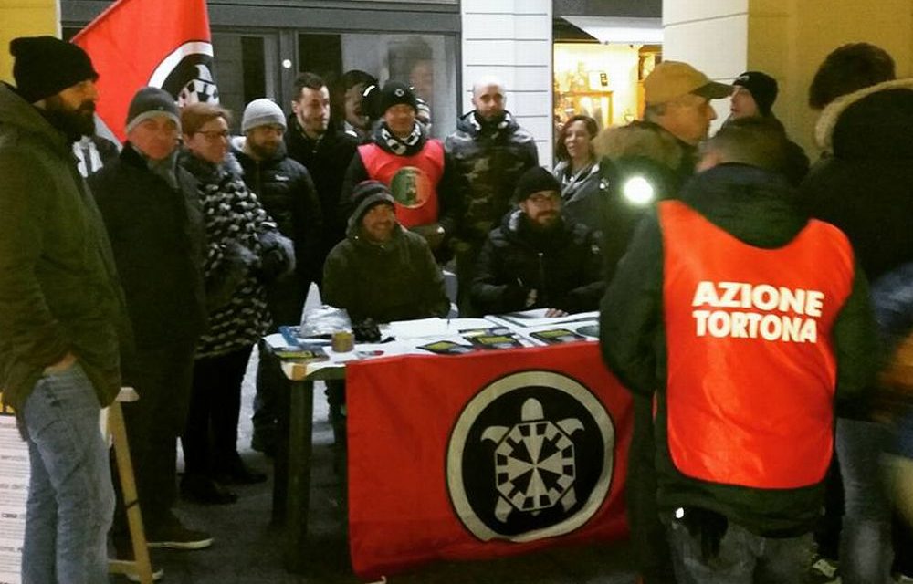 L’estrema Destra sbarca a Tortona sostenuta dai giovani di “Azione Tortona” che appoggiano CasaPound