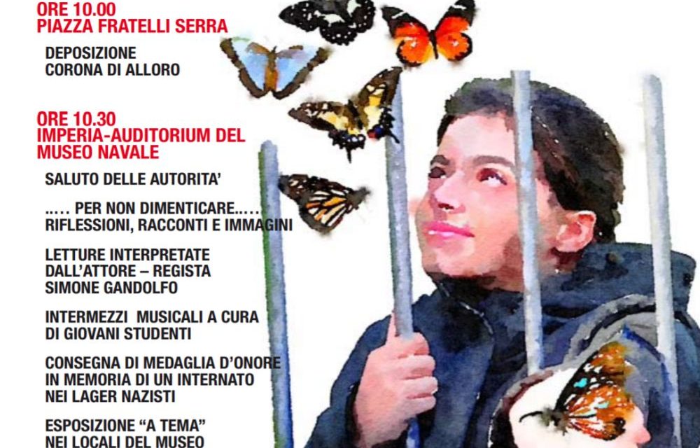 Sabato mattina Imperia celebra la Giornata della Memoria