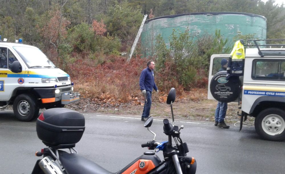 La protezione civile di Sanremo controlla il territorio e i ponti radio