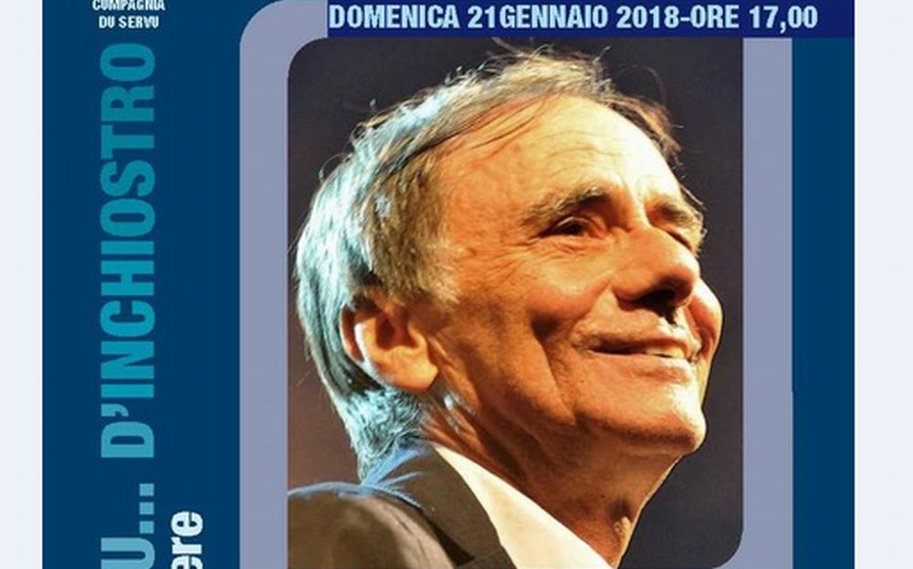 Roberto Vecchioni domenica sarà a Cervo per presentare il suo libro