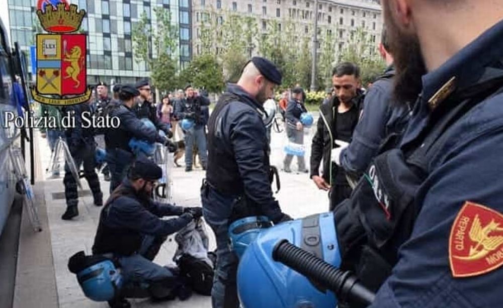 Controlli della Polizia al mercato di Ventimiglia: 400 pezzi sequestrati e 7 denunce