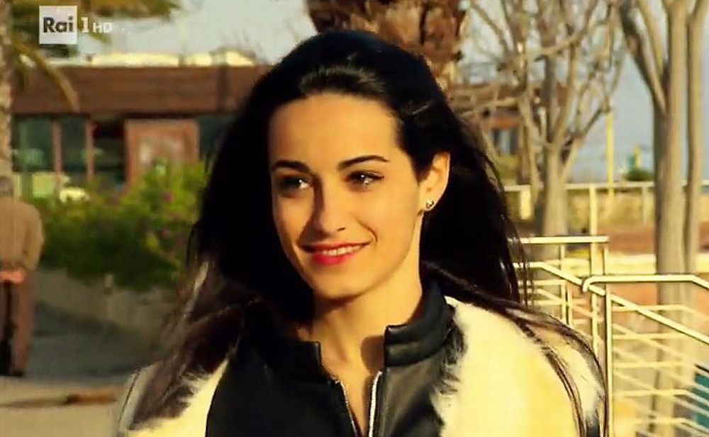 La splendida Ilaria Salerno di Taggia su RaiUno per la trasmissione su Sanremo in fiore