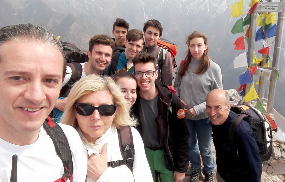 I giovani alpinisti di Alessandra, Novi, Ovada e Tortona all’opera