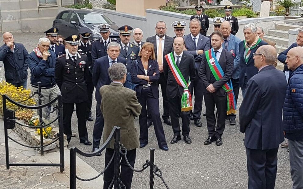 A Imperia celebrato il 25 aprile col presidente Alessandro Piana: “In quella lotta le radici della nostra storia”. Le immagini