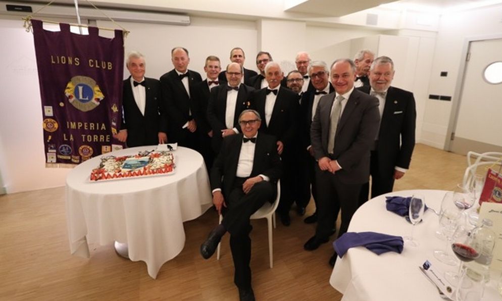 Il Lions club di Imperia ha festeggiato 24 anni di attività