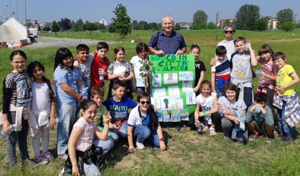 Continuano le piantumazioni per creare un bosco per la Città ad Alessandria