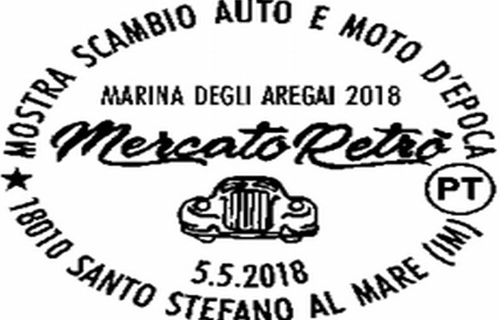 Sabato le poste celebrano il Mercato Retrò di Santo Stefano al Mare