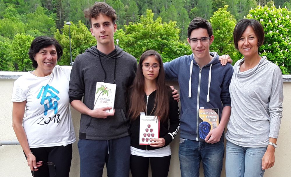 Leonardo Avanzino e Jessica Babbei del liceo Amaldi di Novi Ligure vincono il Math 2018 svoltosi a Bardonecchia