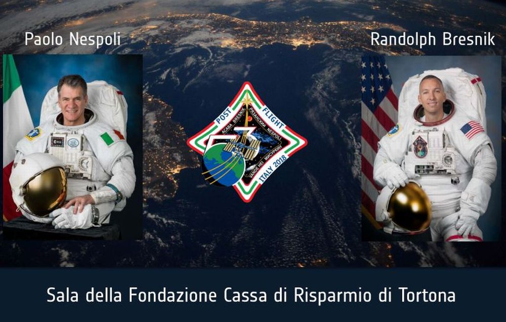 Martedì a Tortona gli astronauti della Missione “Expedition 53” incontrano i cittadini