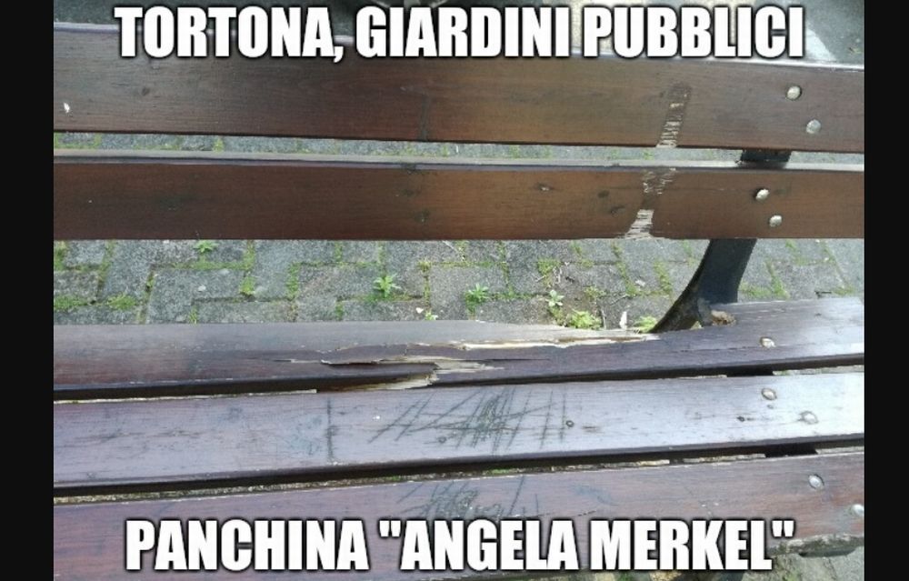 La cronaca degli orrori: A Tortona è arrivata la panchina Tedesca